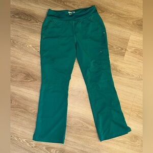 Healing Hands Women's Tori Yoga Scrub Pant Hunter Green Size Medium